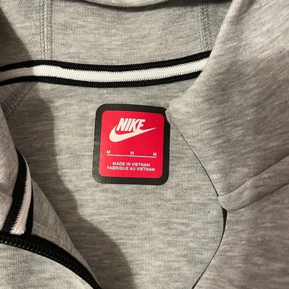 Nike Tech Kids Gray Hoodie - Picture 2 of 2